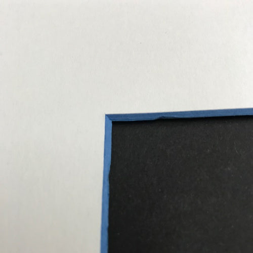 White on Blue